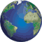 imagem do globo para escolher idioma